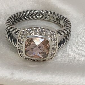 David Yurman Petite Albion with Morganite